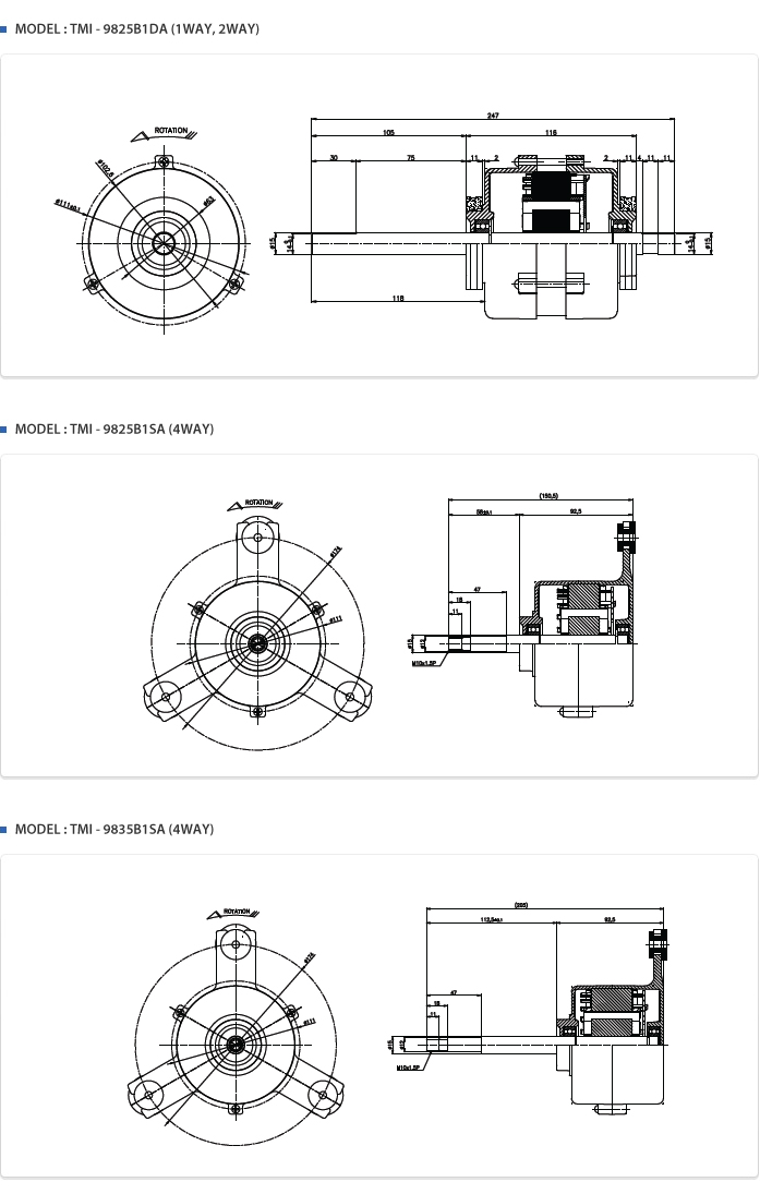 INNER TYPE BLDC MOTOR(ýۿ, F.C.U TYPE)